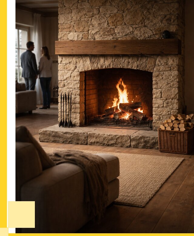 Открытые камины под ключ в Алапаевске от 160575 р. ЭриданЛпв