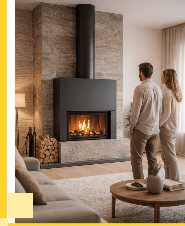 Закрытые камины под ключ в Алапаевске от 128460 р., ЭриданЛпв