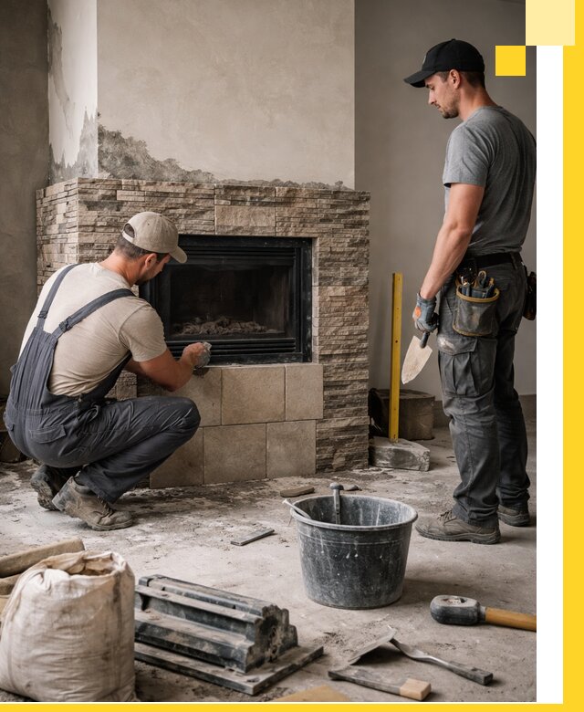 Камины под ключ в Алапаевске: проект, изготовление и монтаж