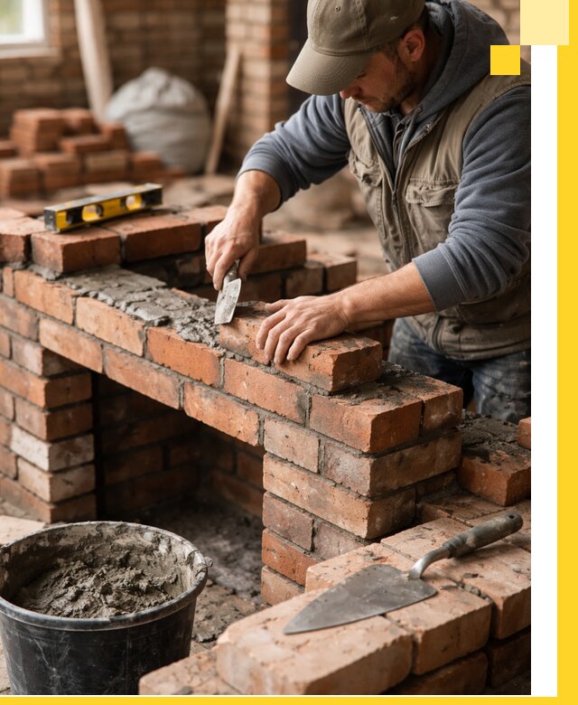 Кладка каминов под ключ в Алапаевске профессиональная отделка и монтаж