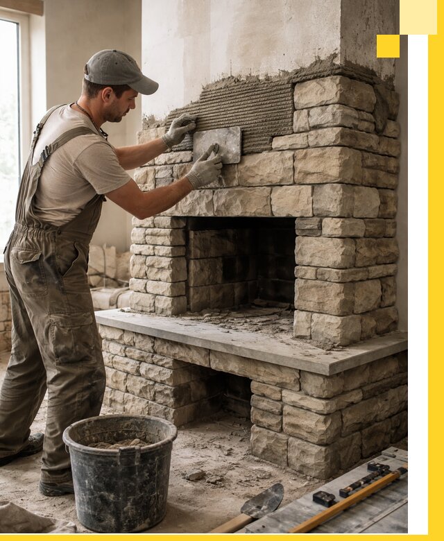 Строительство каминов под ключ в Алапаевске от проектирования до монтажа