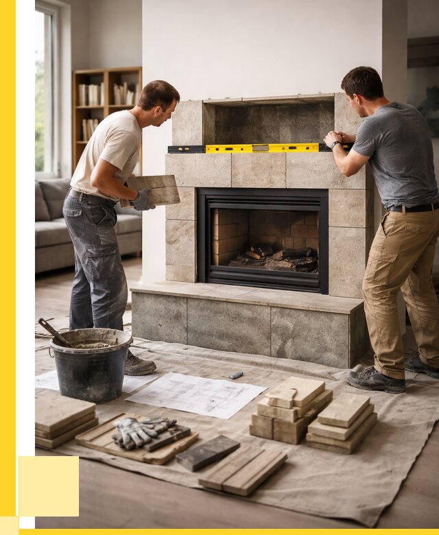 Монтаж каминов и установка в Алапаевске от 48173 р. | ЭриданЛпв