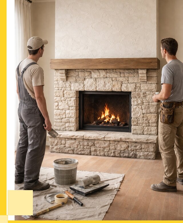 Отделка каминов в Алапаевске от 6958 р. под ключ | ЭриданЛпв