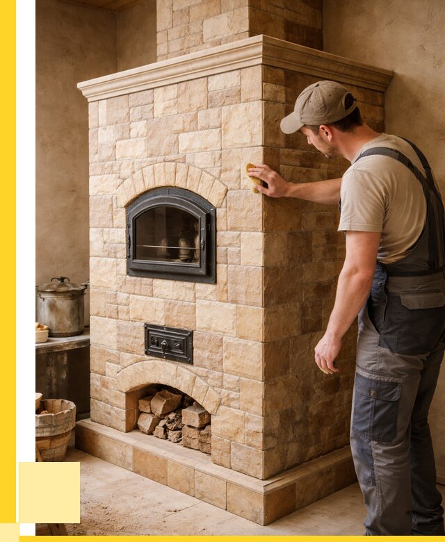 Облицовка печей в Алапаевске от 4817 р. под ключ | ЭриданЛпв