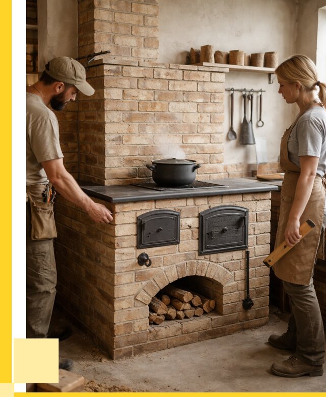 Варочно отопительные печи в Алапаевске от 96345 р. | ЭриданЛпв