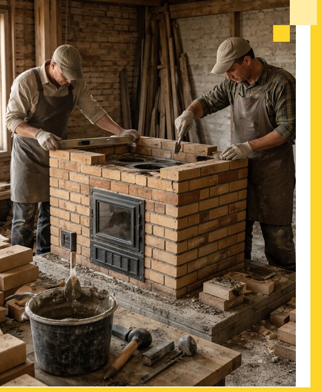 Изготовление и установка варочных печей под ключ в Алапаевске