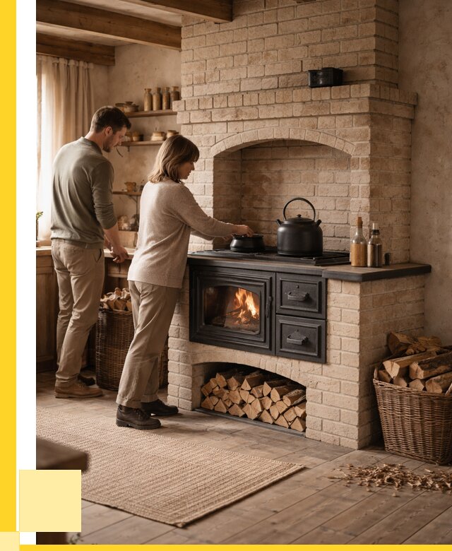 Печи с плитой в Алапаевске от 48173 р. | ЭриданЛпв — кирпичная печь