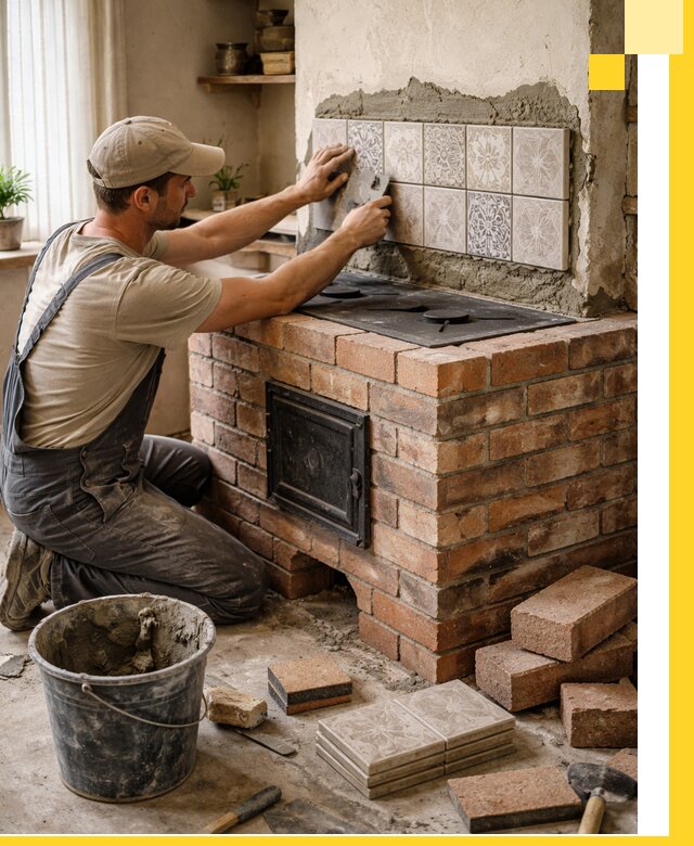 Печи с плитой на заказ монтаж гарантия и сервис в Алапаевске