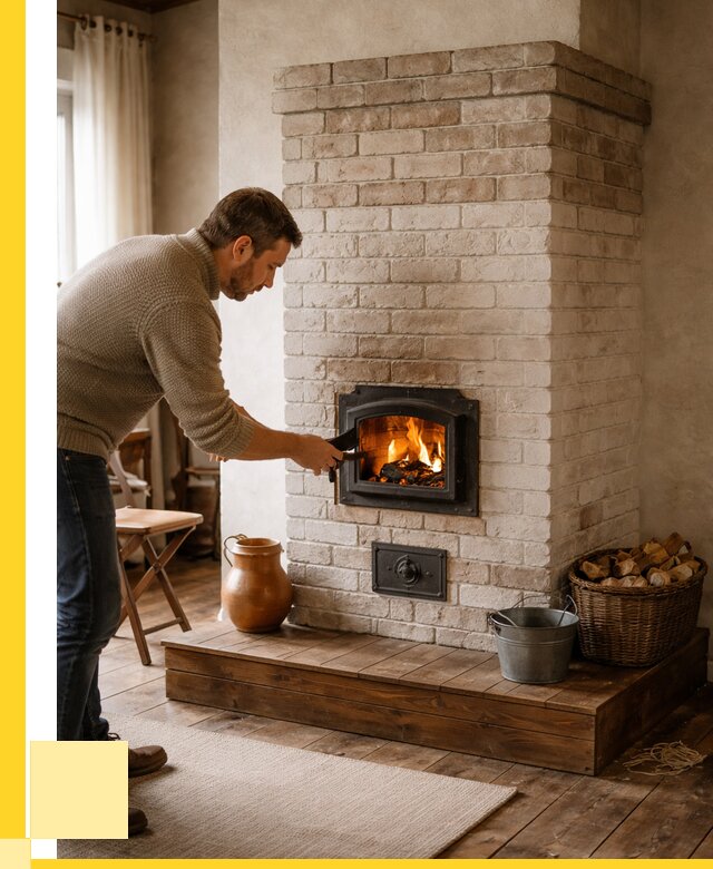 Печь голландка из кирпича в Алапаевске от 90993 р. | ЭриданЛпв