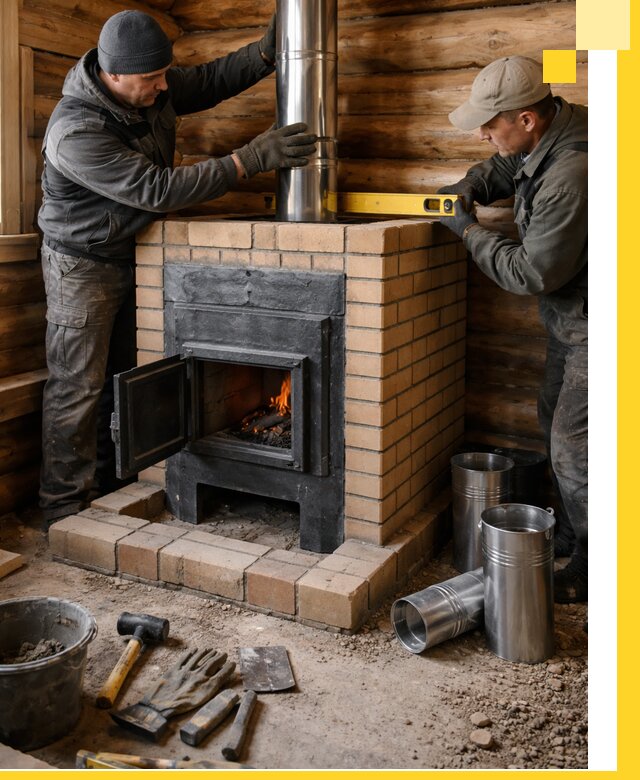 Проектирование, изготовление и установка банных печей в Алапаевске