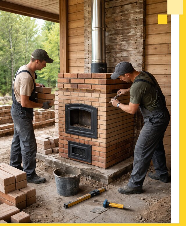 Производство и установка дачных печей под ключ в Алапаевске