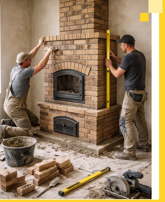 Продажа и установка печей и каминов для дома под ключ в Алапаевске