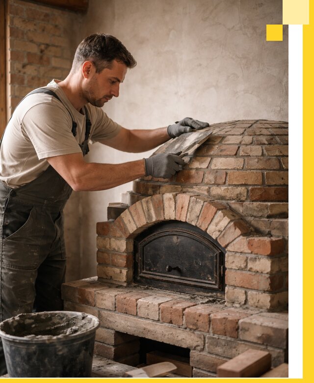 Изготовление и монтаж помпейских печей на заказ в Алапаевске