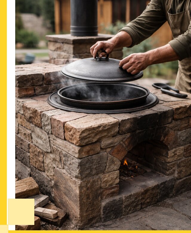 Печи для казана в Алапаевске по цене от 19269 р. | ЭриданЛпв