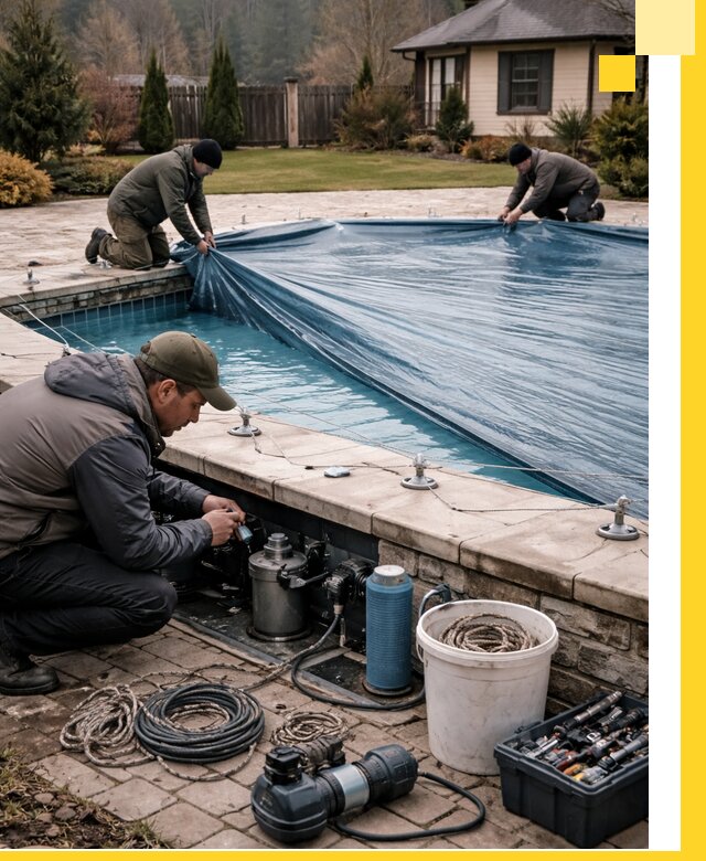 Консервация бассейнов в Алапаевске: подготовка к длительному хранению