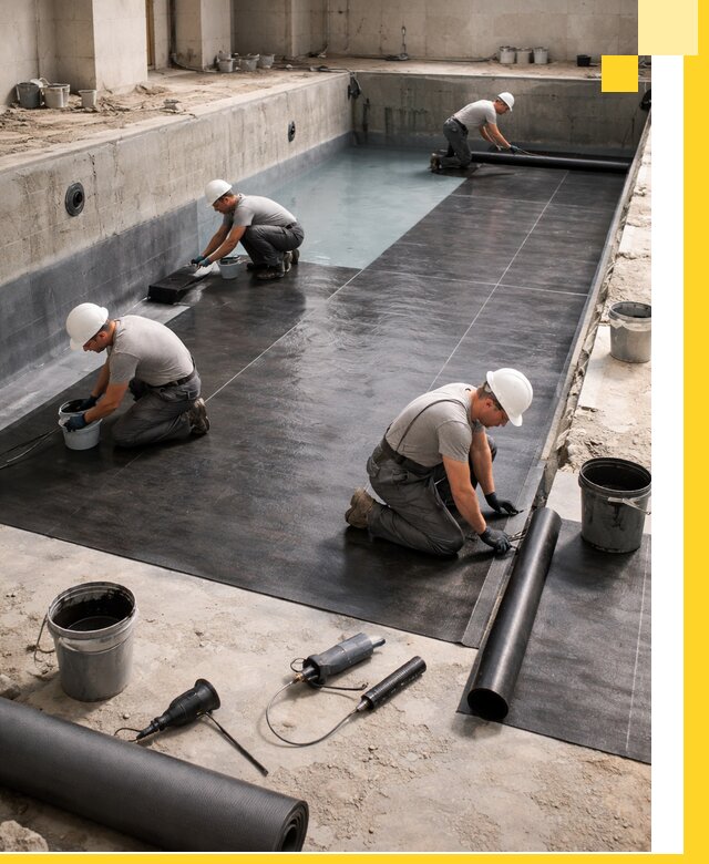 Профессиональная гидроизоляция бассейнов и чаш в Алапаевске под ключ