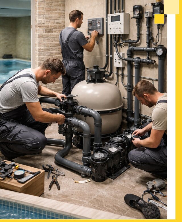 Комплексное оборудование для бассейнов под ключ в Алапаевске