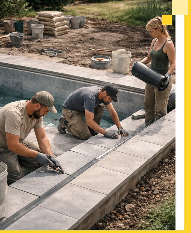 Строительство и монтаж уличных бассейнов под ключ в Алапаевске