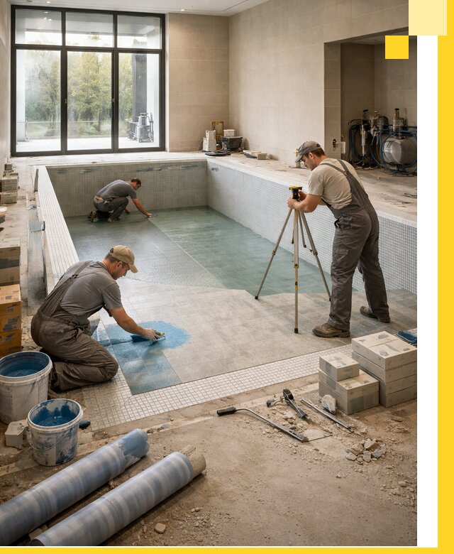 Проект и строительство закрытых бассейнов в Алапаевске под ключ