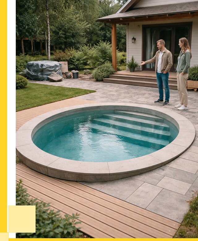 Бассейн на даче под ключ в Алапаевске от 214100 р., ЭриданЛпв