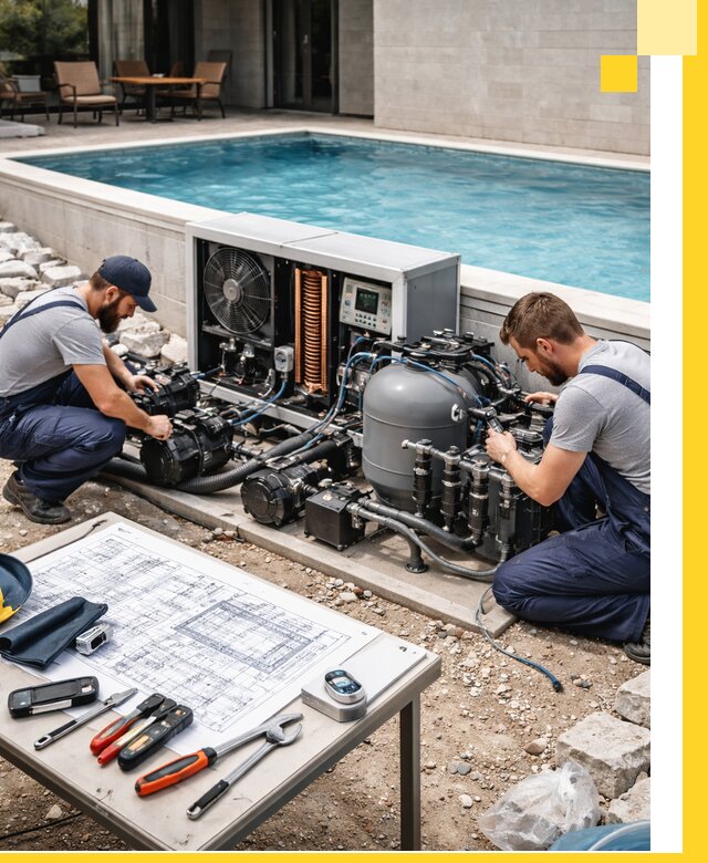 Проектирование и монтаж бассейнов с подогревом в Алапаевске