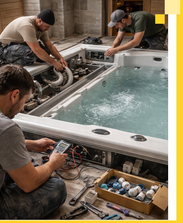 Гидромассажные бассейны под ключ в Алапаевске, дизайн и монтаж