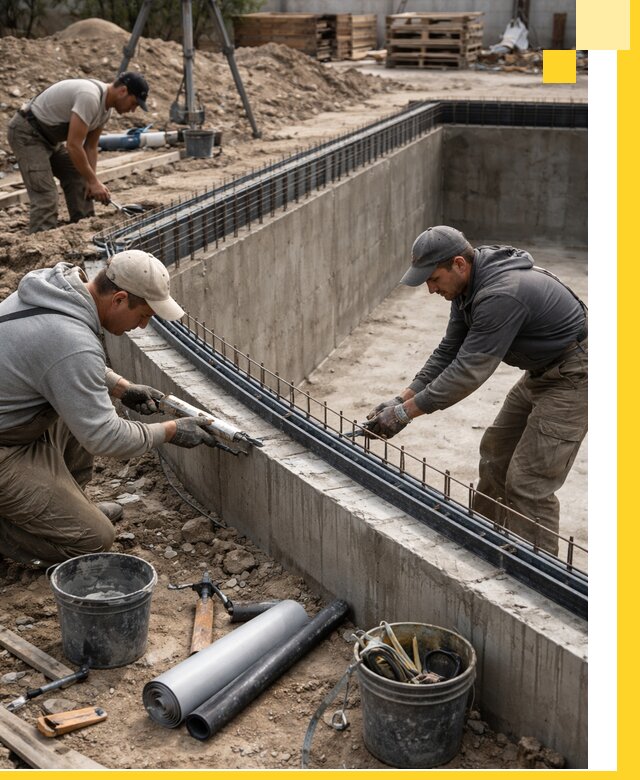 Качественный монтаж чаши бассейна в Алапаевске под ключ с гарантией