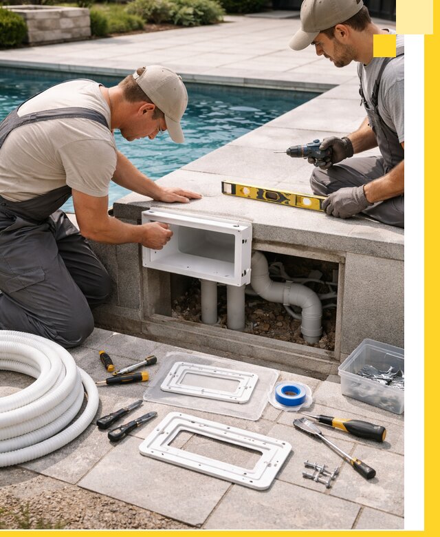 Поставка и установка скиммеров для бассейнов в Алапаевске