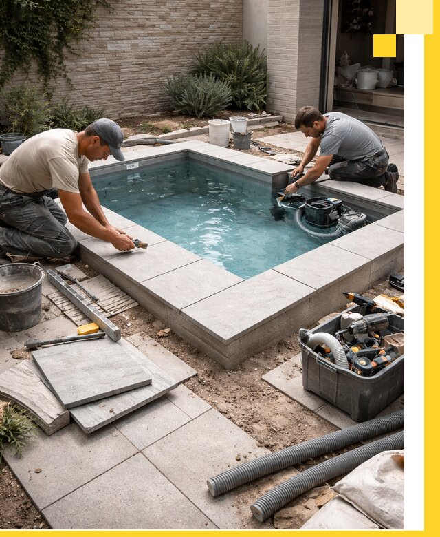 Мини бассейны под ключ в Алапаевске, дизайн и установка