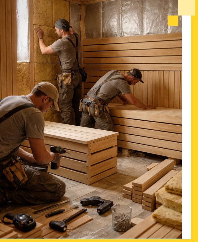 Профессиональное строительство саун под ключ в Алапаевске