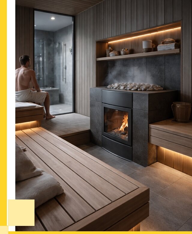 Проект сауны в частном доме в Алапаевске от 37468 р. | ЭриданЛпв