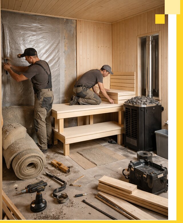 Проекты саун под ключ в Алапаевске дизайн и строительство