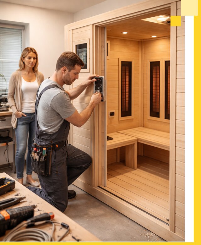 Инфракрасные сауны под ключ в Алапаевске продажа и установка