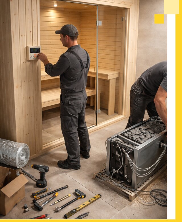 Поставка, установка и монтаж электрических саун в Алапаевске