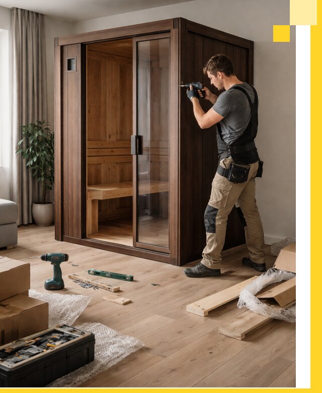 Установка и производство мини саун под ключ в Алапаевске