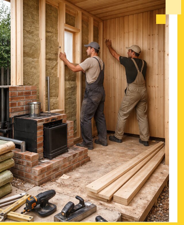 Строительство и установка дачных саун под ключ в Алапаевске