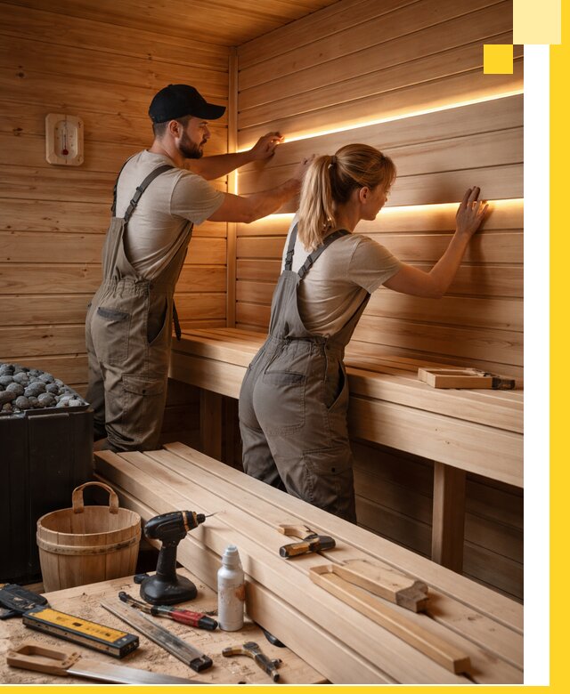 Дизайн саун и бань под ключ с индивидуальным проектом в Алапаевске