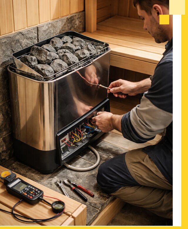 Продажа и установка электрокаменок для саун в Алапаевске