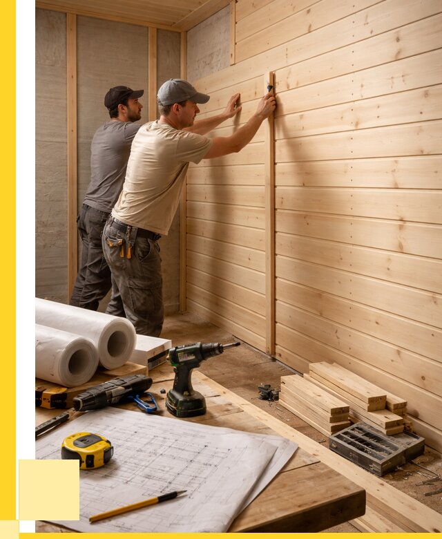 Обшивка бани вагонкой в Алапаевске от 1285 р., ЭриданЛпв