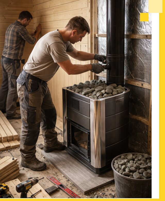 Проектирование и строительство парилок для бани в Алапаевске под ключ