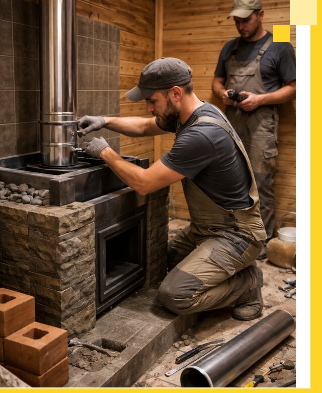 Изготовление и установка банных печей под ключ в Алапаевске