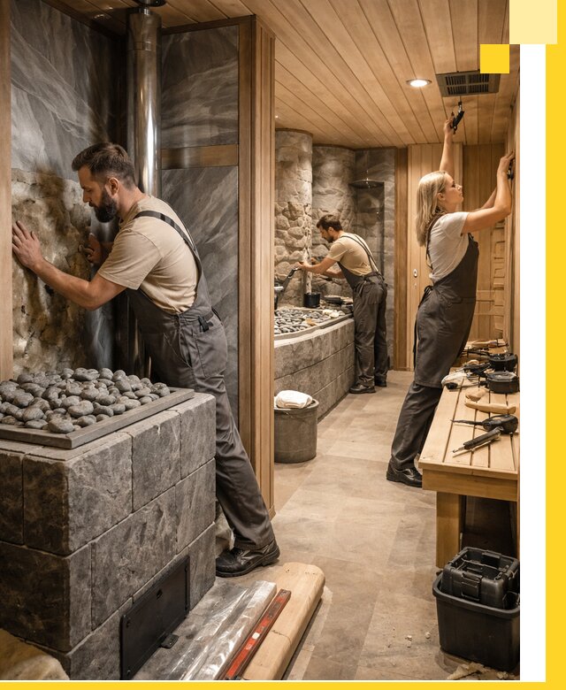 Строительство бань и SPA процедур в Алапаевске под ключ и отделкой