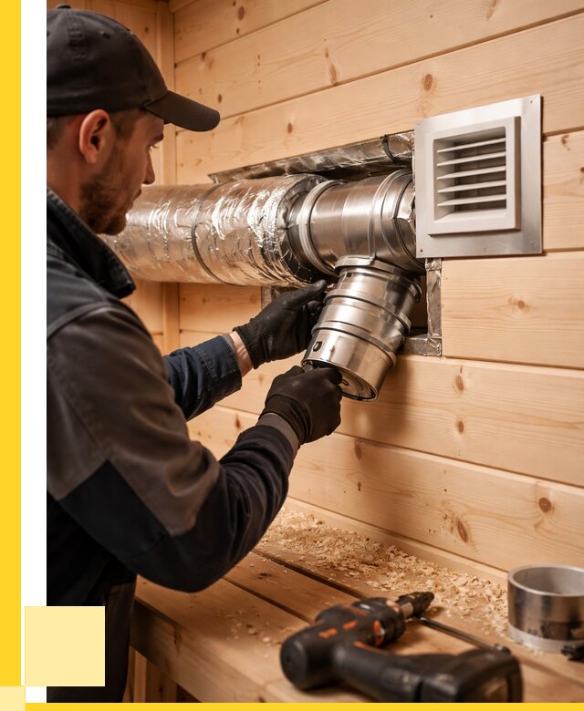 Монтаж вентиляции бани в Алапаевске от 12846 р. | ЭриданЛпв