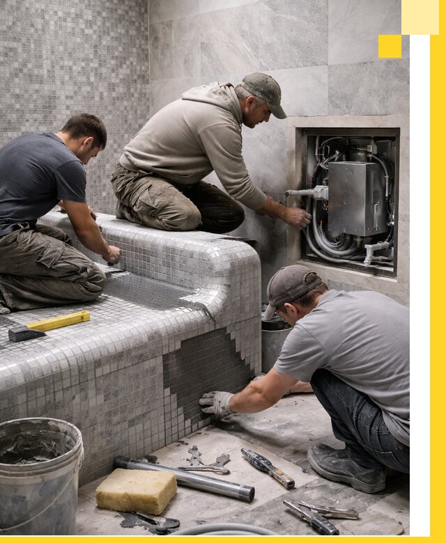 Проекты хамамов под ключ в Алапаевске и дизайн и строительство