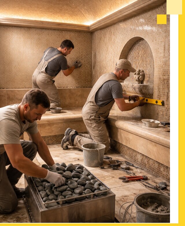 Проектирование и строительство хамама и сауны в Алапаевске