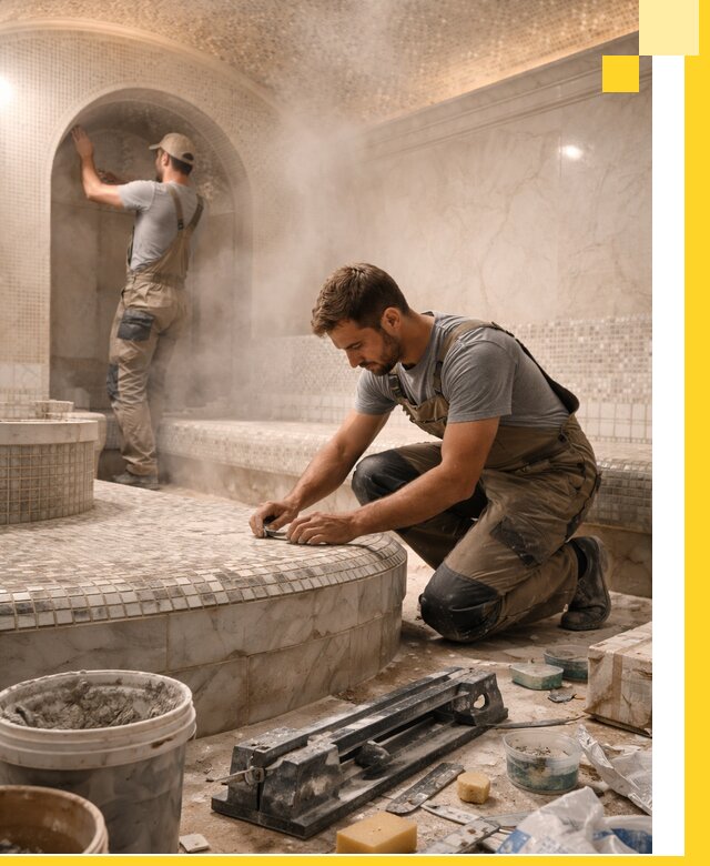 Профессиональный дизайн хамама и SPA под ключ в Алапаевске