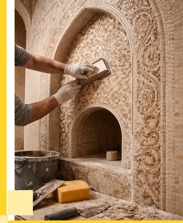 Мозаика для хамама в Алапаевске под ключ от 5353 р. | ЭриданЛпв