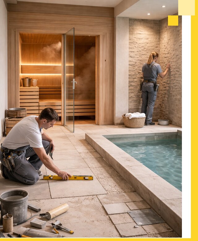 Комплексный дизайн и отделка интерьеров SPA под ключ в Алапаевске